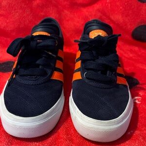 adidas Navy and Orange Athletic Sneakers